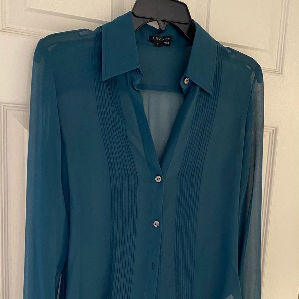 Theory Silk Blouse